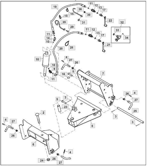 John Deere Hitch BM26236 Green Farm Parts