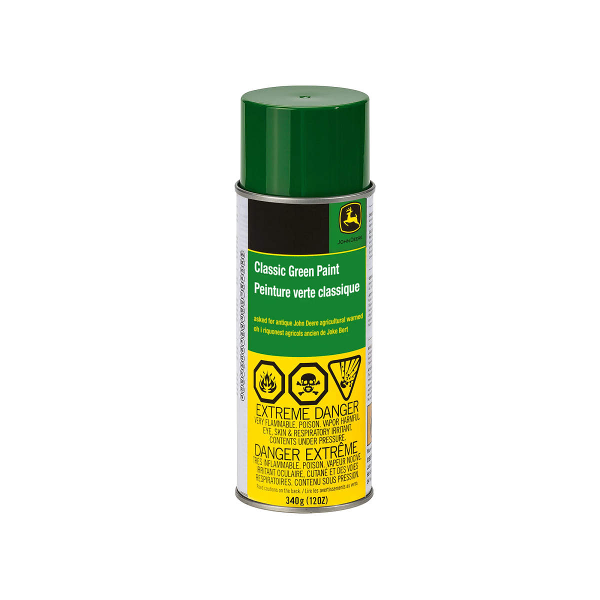 John Deere Classic Green Spray Paint TY25644 - Green Farm Parts