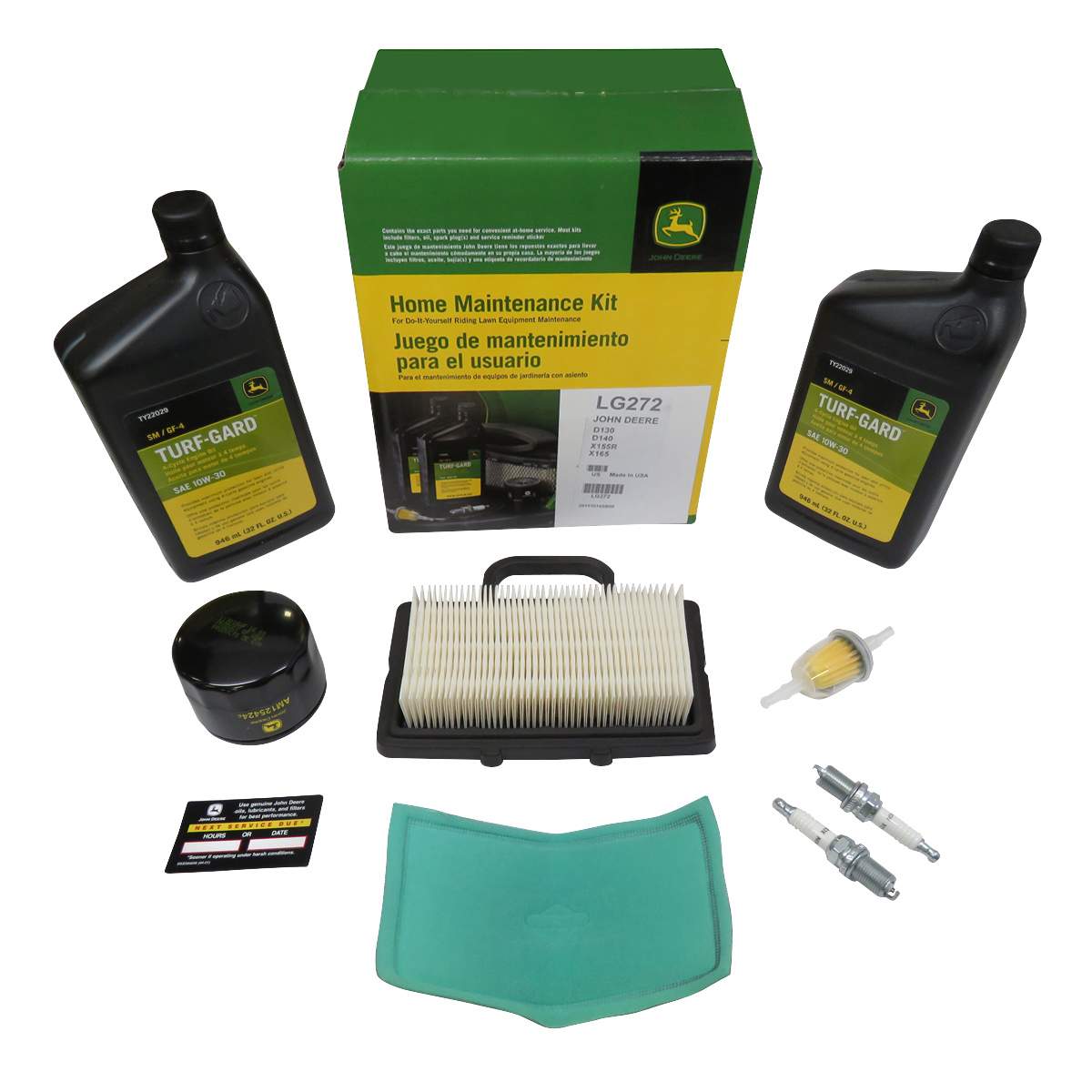 John Deere Home Maintenance Kit LG272 - Green Farm Parts