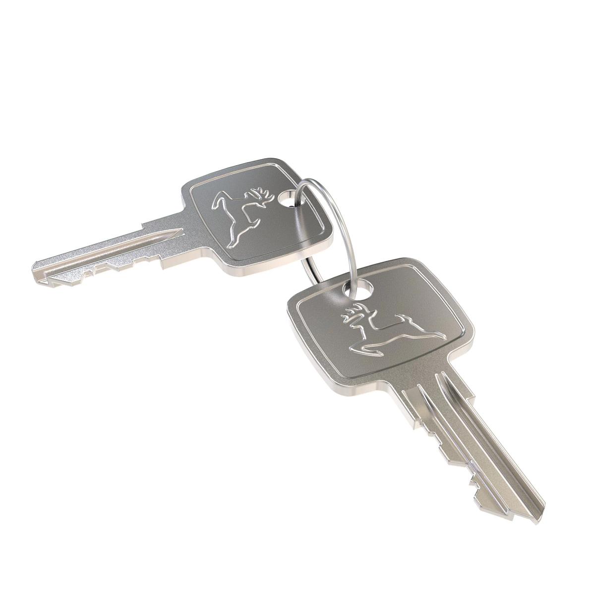 2Pcs JDR Bagger Schlüssel für John Deere AT195302 AR51481 600