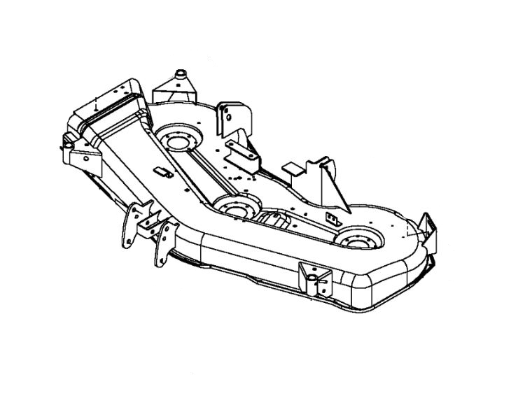 John deere gt235 best sale 54 mower deck parts