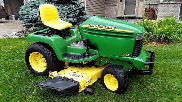 John Deere 345 Lawn & Garden Tractor Maintenance Guide & Parts List