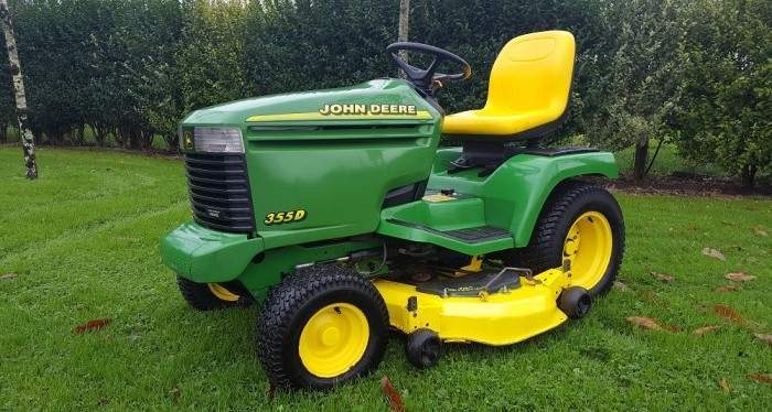 John Deere 355D Lawn & Garden Tractor Maintenance Guide & Parts List