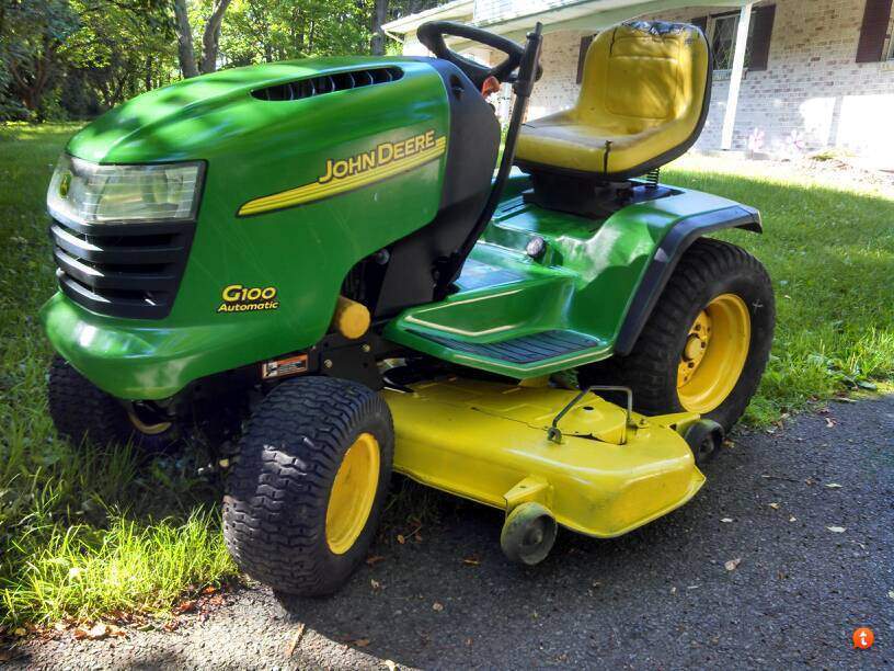 John Deere G100 Lawn Tractor Maintenance Guide & Parts List