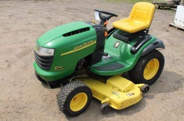 John Deere G110 Lawn Tractor Maintenance Guide & Parts List