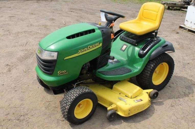John Deere G110 Lawn Tractor Maintenance Guide And Parts List