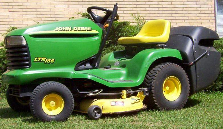 John Deere LTR166 Lawn Tractor Maintenance Guide & Parts List
