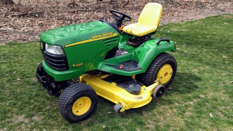 John Deere X485 Lawn Tractor Maintenance Guide & Parts List