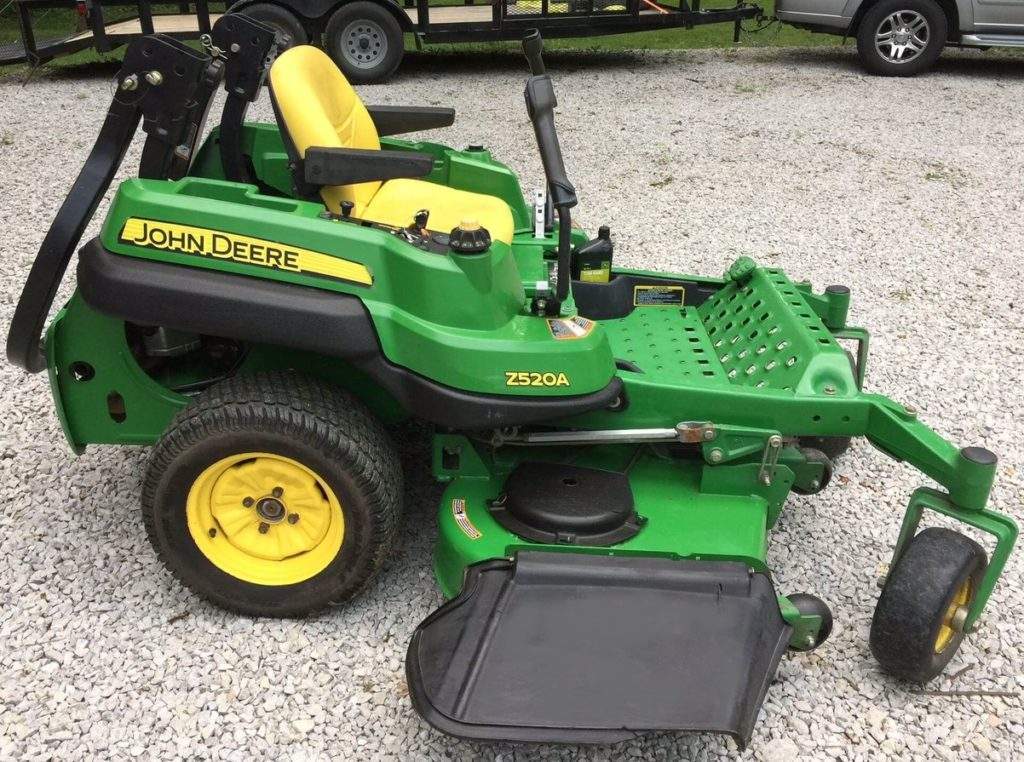 John Deere Z520A Zero Turn Mower Maintenance Guide & Parts List