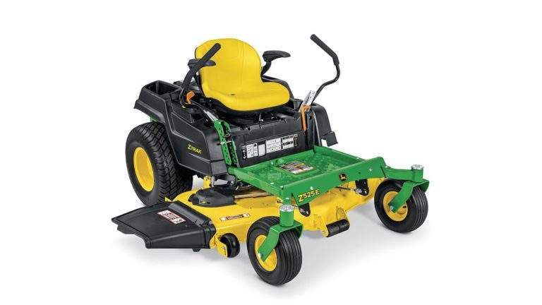 John Deere Z525E Zero Turn Mower Maintenance Guide & Parts List