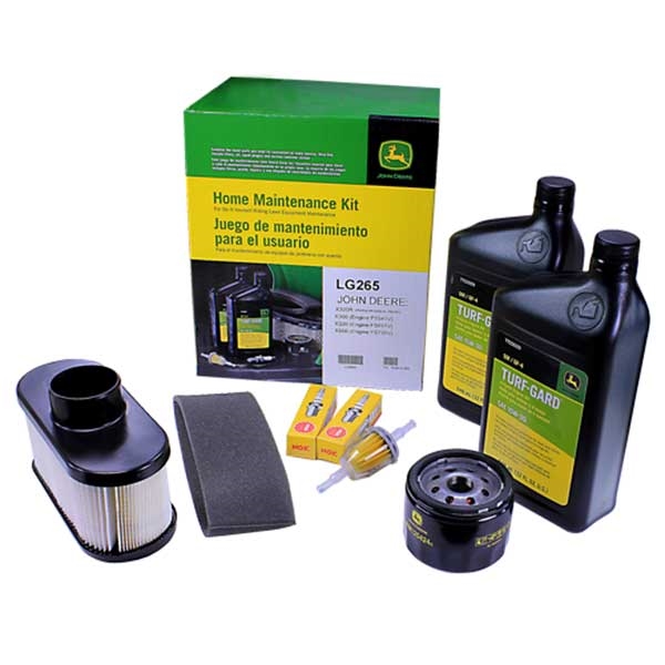 HURI Air Filter Fuel Filter Spark Plug Maintenance Kit for John Deere LG265