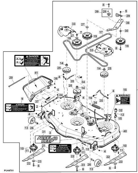 48 Inch John Deere 48 Mower Deck Parts Diagram Part Diagram Part
